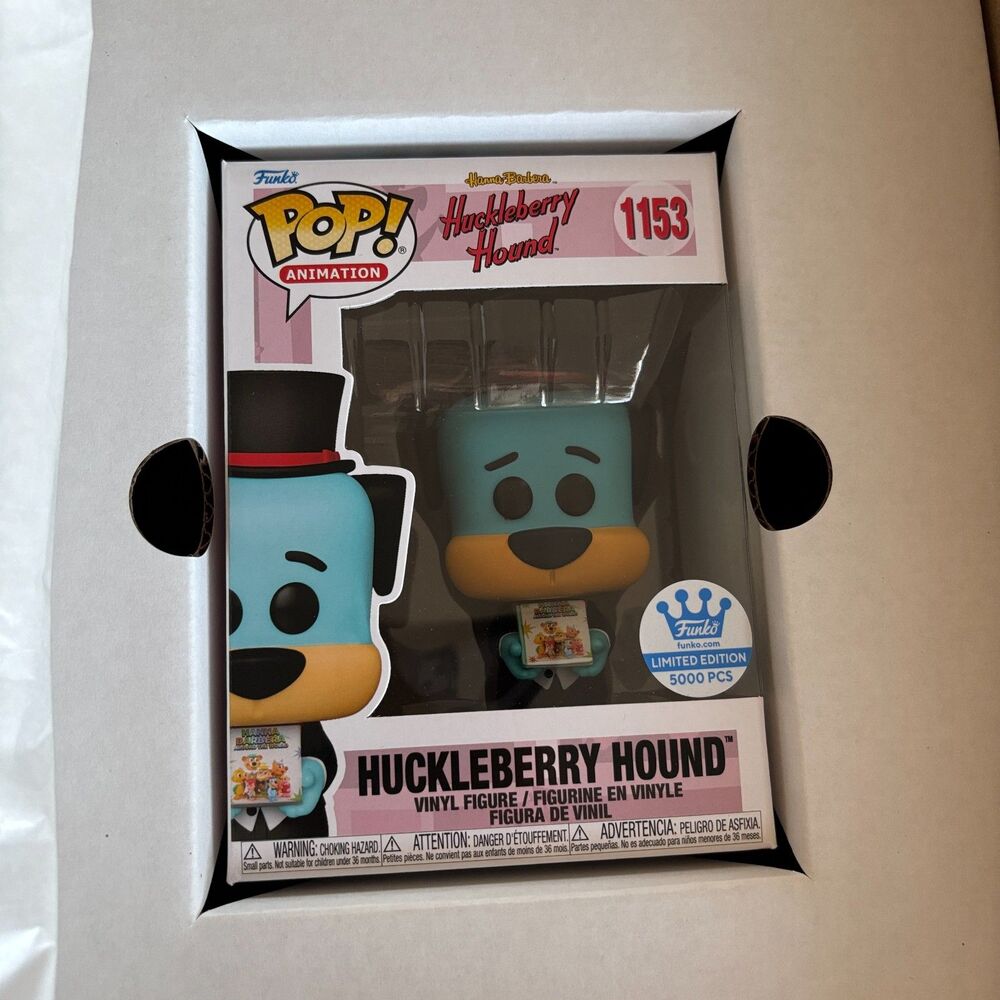 Lot of 2 Funko Hanna Barbera Around the World Book and Huckleberry Hound Pop Set